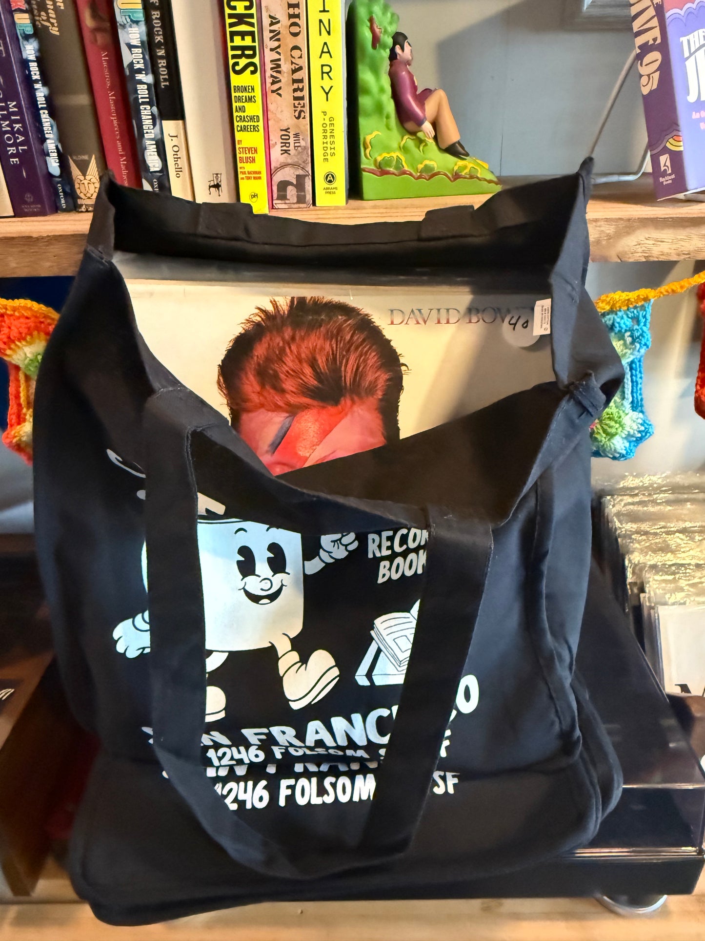 Cafe Suspiro Large Tote Bag