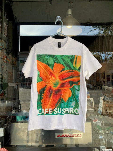 Cafe Suspiro T Shirt - Flower Series #5