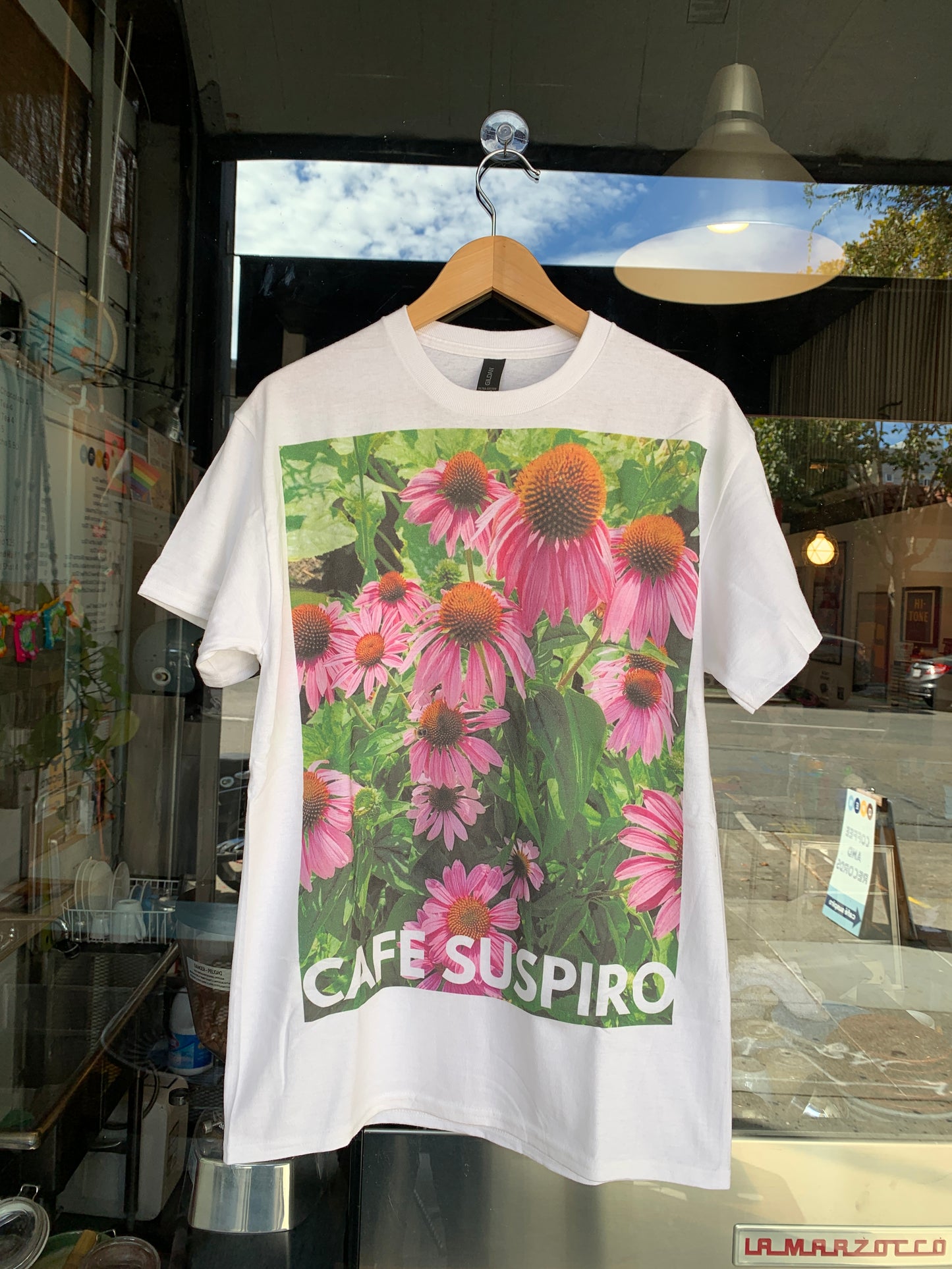 Cafe Suspiro T Shirt - Flower Series #4